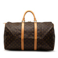 Louis Vuitton Monogram Keepall 50 Duffle Bag - Brown