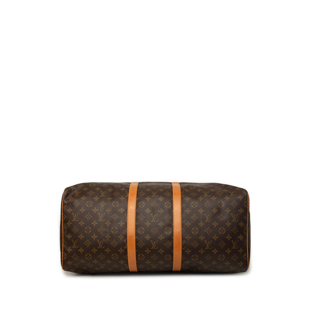 Louis Vuitton Monogram Keepall 55 Duffle Bag - Brown