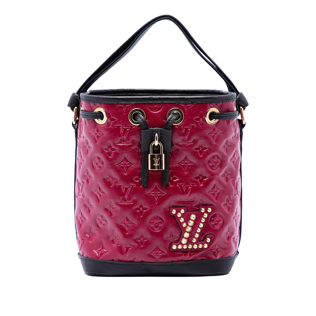 Louis Vuitton Monogram Limited Edition Autumn Winter Double Jeu Neo Neo MM Shoulder Bag - Red