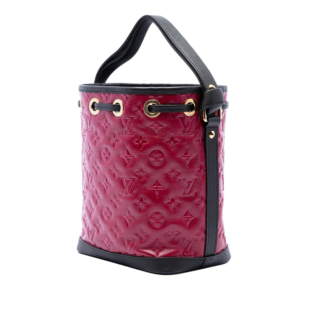 Louis Vuitton Monogram Limited Edition Autumn Winter Double Jeu Neo Neo MM Shoulder Bag - Red