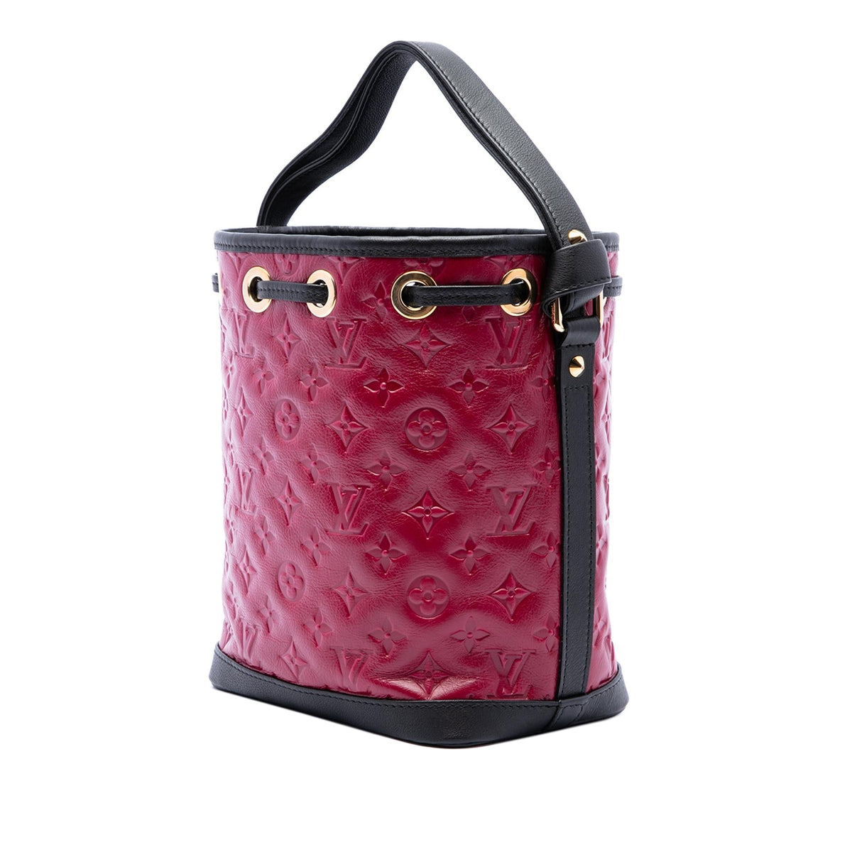 Louis Vuitton Monogram Limited Edition Autumn Winter Double Jeu Neo Neo MM Shoulder Bag - Red