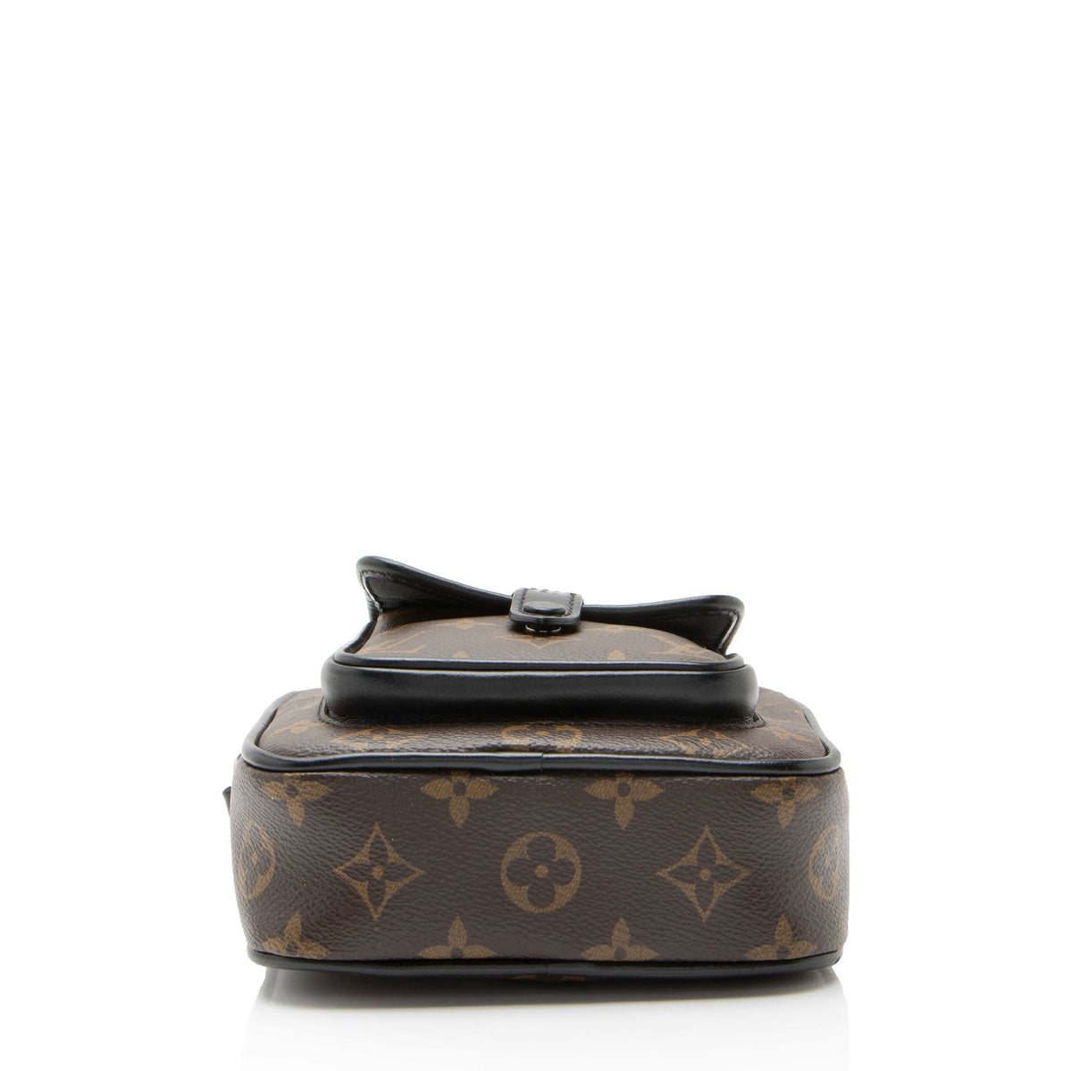 Louis Vuitton Monogram Macassar Christopher Wearable Wallet Shoulder Bag - Black/Brown