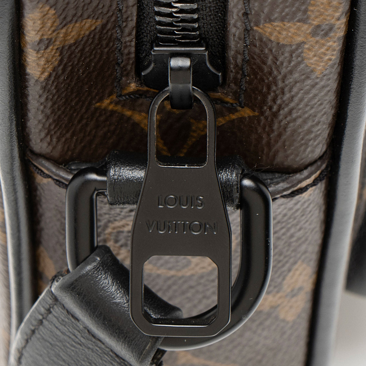Louis Vuitton Monogram Macassar Christopher Wearable Wallet Shoulder Bag - Black/Brown