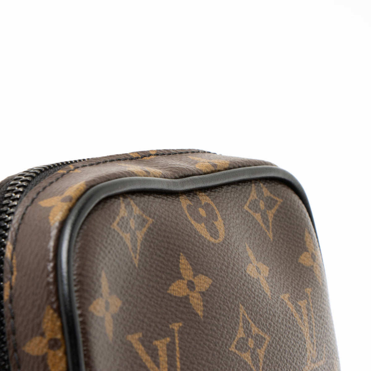 Louis Vuitton Monogram Macassar Christopher Wearable Wallet Shoulder Bag - Black/Brown