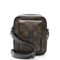 Louis Vuitton Monogram Macassar Christopher Wearable Wallet Shoulder Bag - Black/Brown