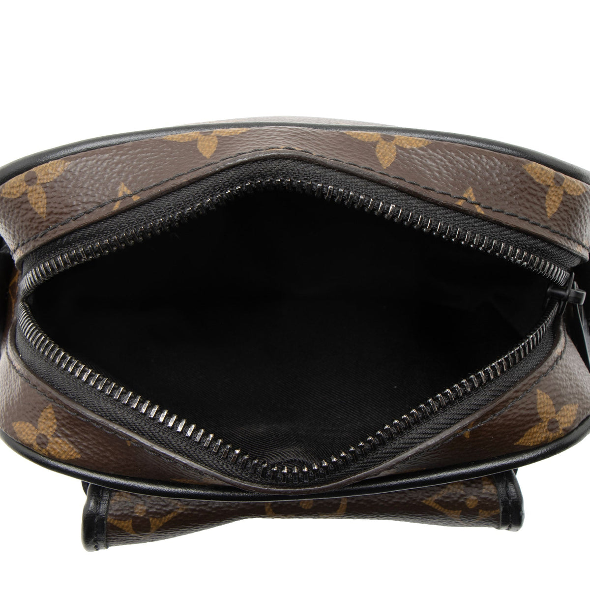 Louis Vuitton Monogram Macassar Christopher Wearable Wallet Shoulder Bag - Black/Brown