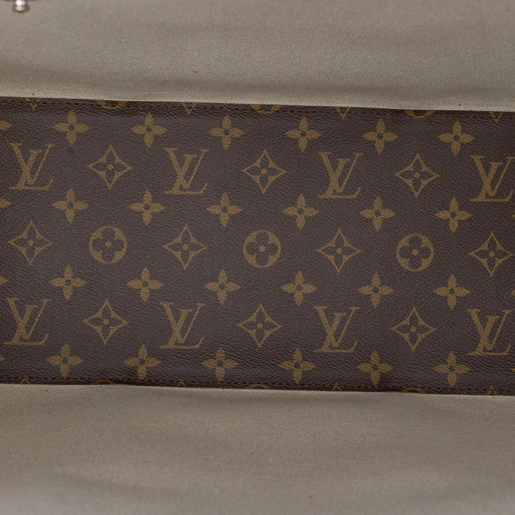 Louis Vuitton Monogram Macassar Weekend Tote GM - Black/Brown