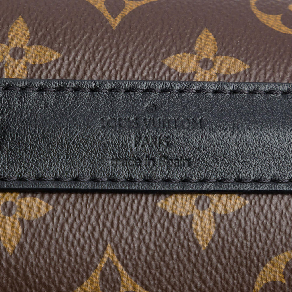 Louis Vuitton Monogram Macassar Weekend Tote GM - Black/Brown