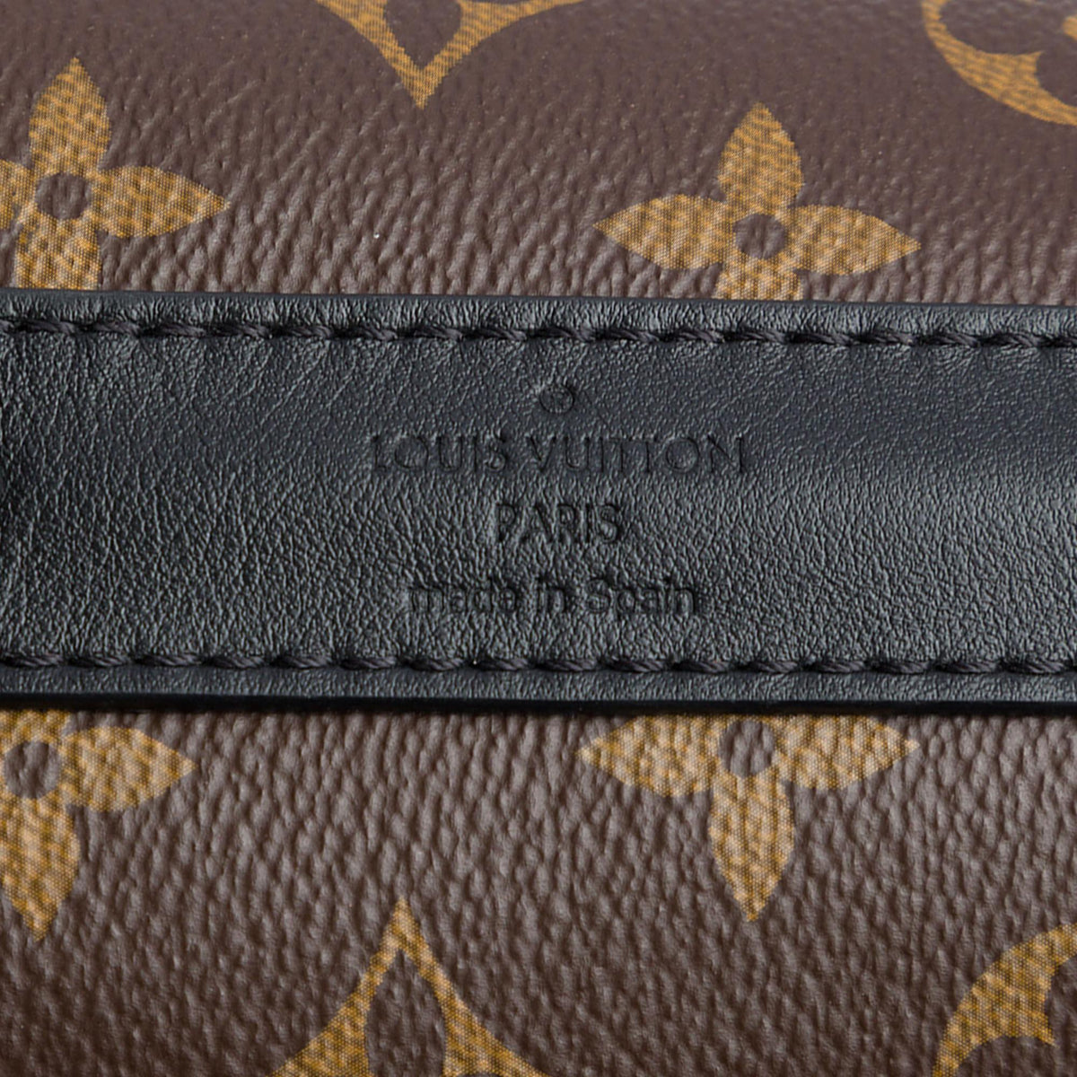 Louis Vuitton Monogram Macassar Weekend Tote GM - Black/Brown