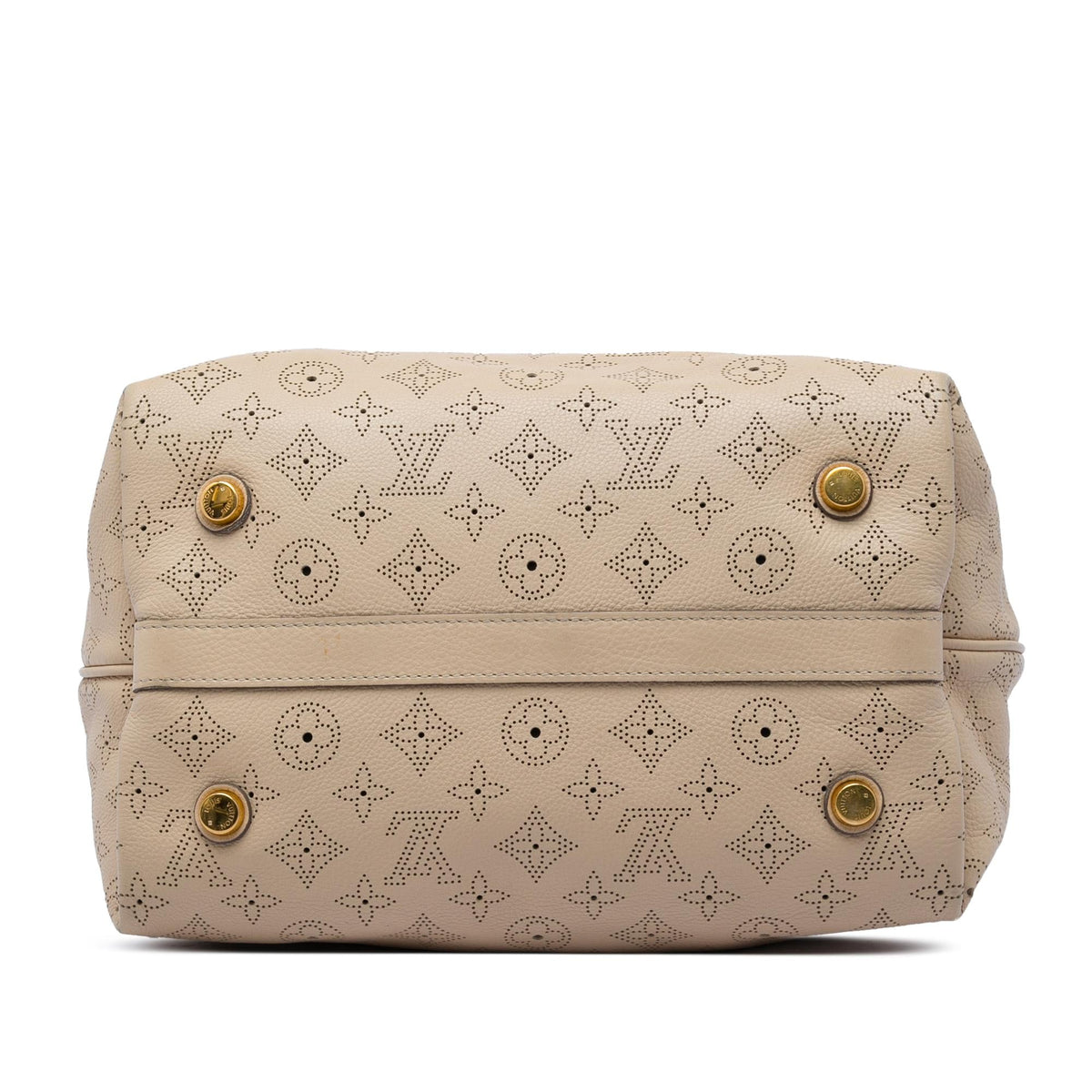 Louis Vuitton Monogram Mahina Cirrus PM Satchel - Beige