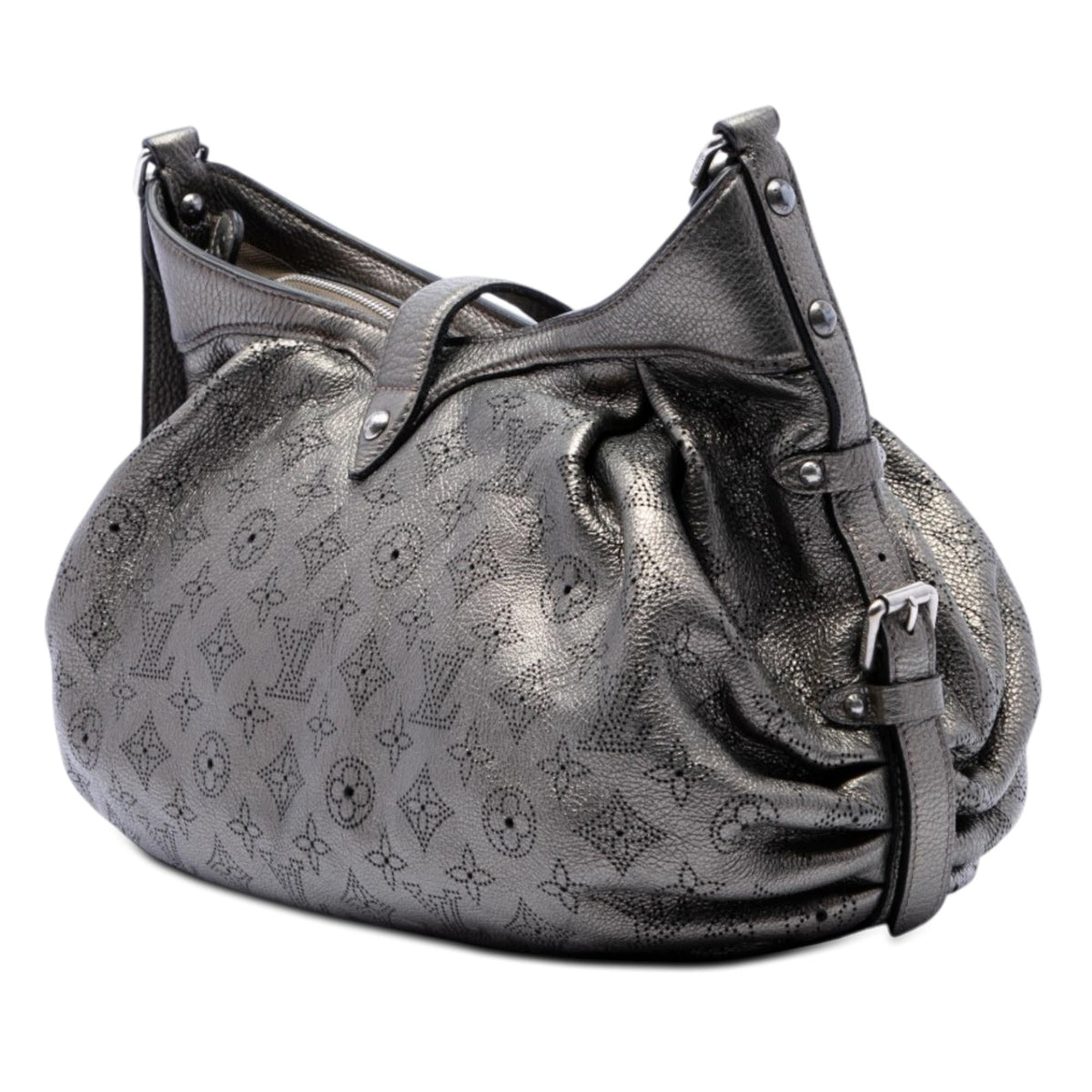 Louis Vuitton Monogram Mahina XS Crossbody Bag - Silver
