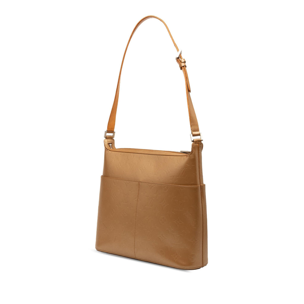 Louis Vuitton Monogram Mat Sutter Shoulder Bag - Gold