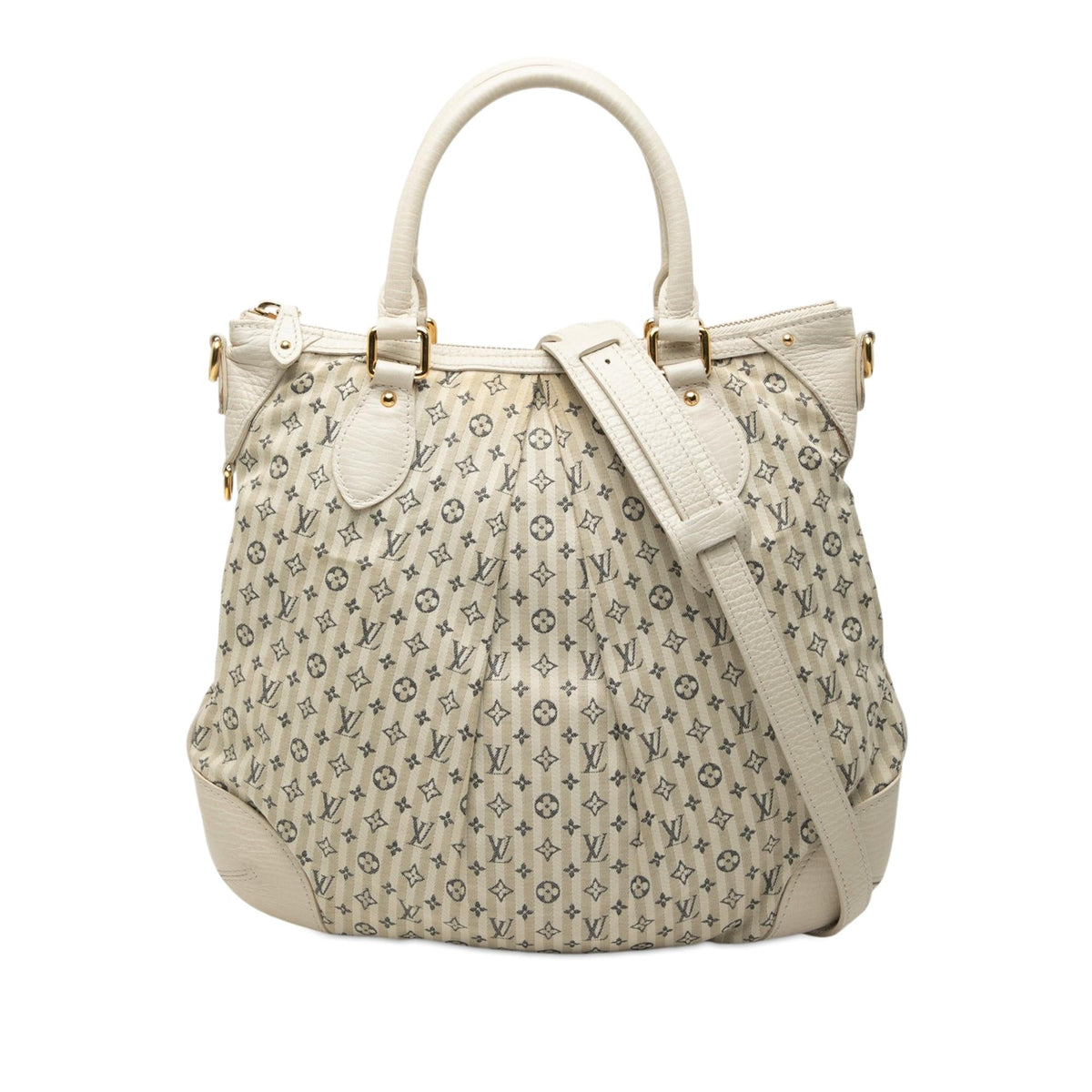 Louis Vuitton Monogram Mini Lin Croisette Marina PM Satchel - Beige