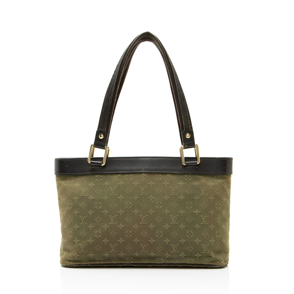 Louis Vuitton Vintage Monogram Mini Lin Lucille PM Tote Bag - Green