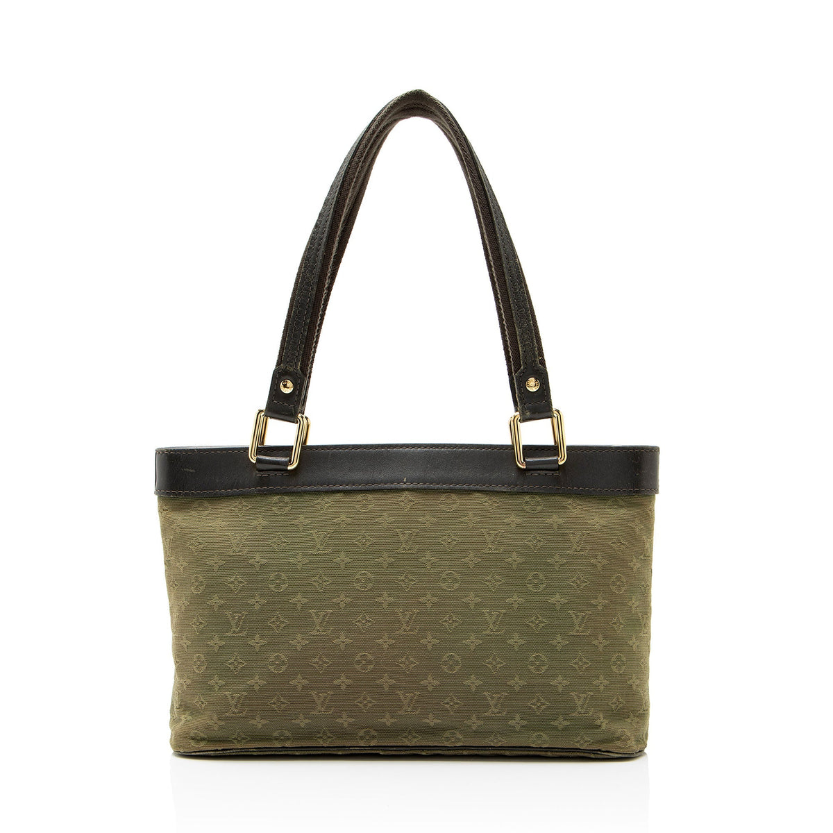 Louis Vuitton Vintage Monogram Mini Lin Lucille PM Tote Bag - Green