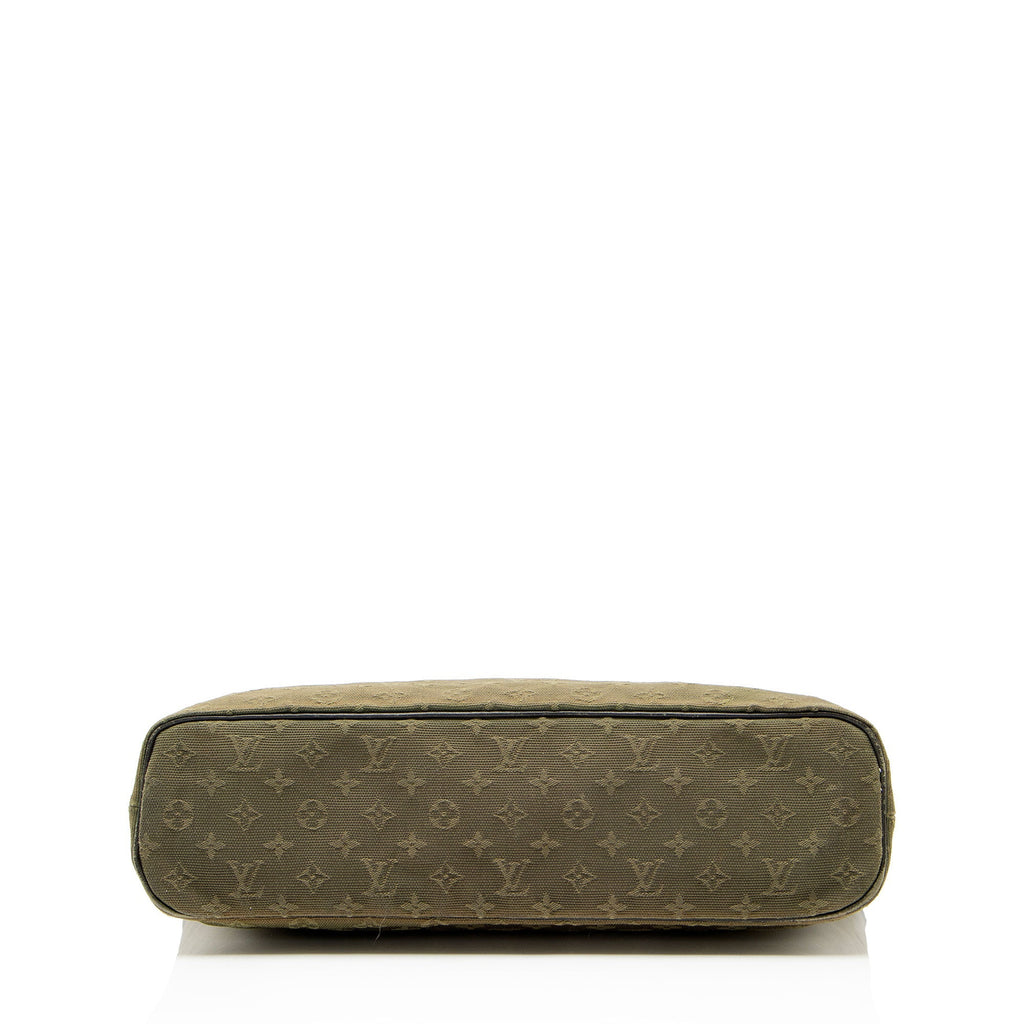 Louis Vuitton Vintage Monogram Mini Lin Lucille PM Tote Bag - Green