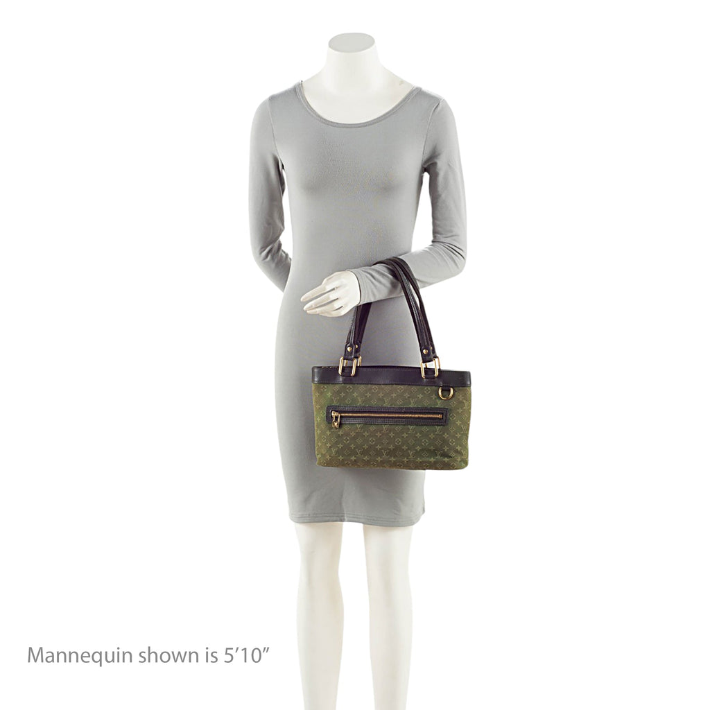 Louis Vuitton Vintage Monogram Mini Lin Lucille PM Tote Bag - Green