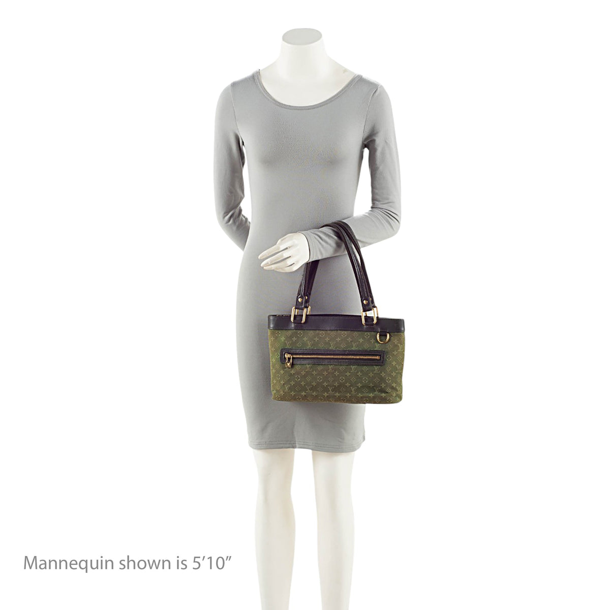 Louis Vuitton Vintage Monogram Mini Lin Lucille PM Tote Bag - Green