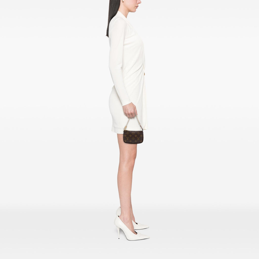 Louis Vuitton Monogram Mini Pochette Accessoires - Brown