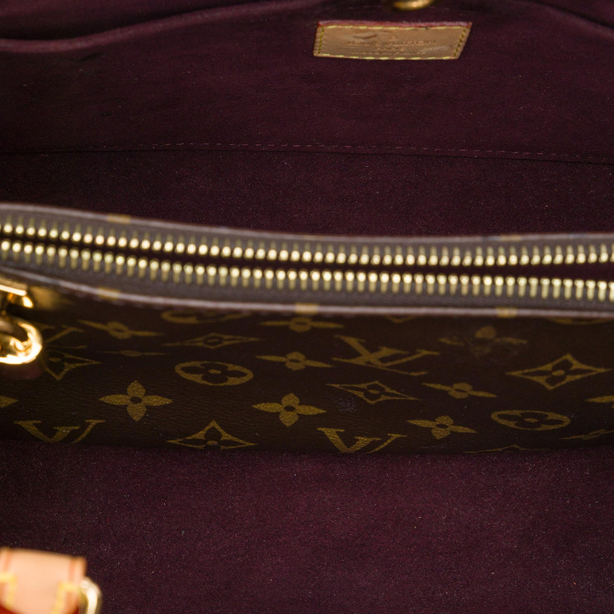 Louis Vuitton Monogram Montaigne MM Satchel - Brown