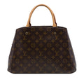 Louis Vuitton Monogram Montaigne MM Satchel - Brown