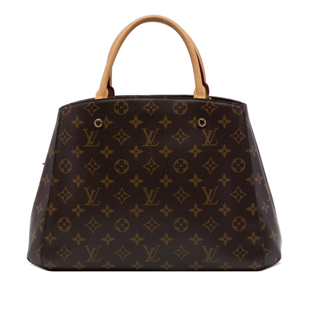 Louis Vuitton Monogram Montaigne MM Satchel - Brown