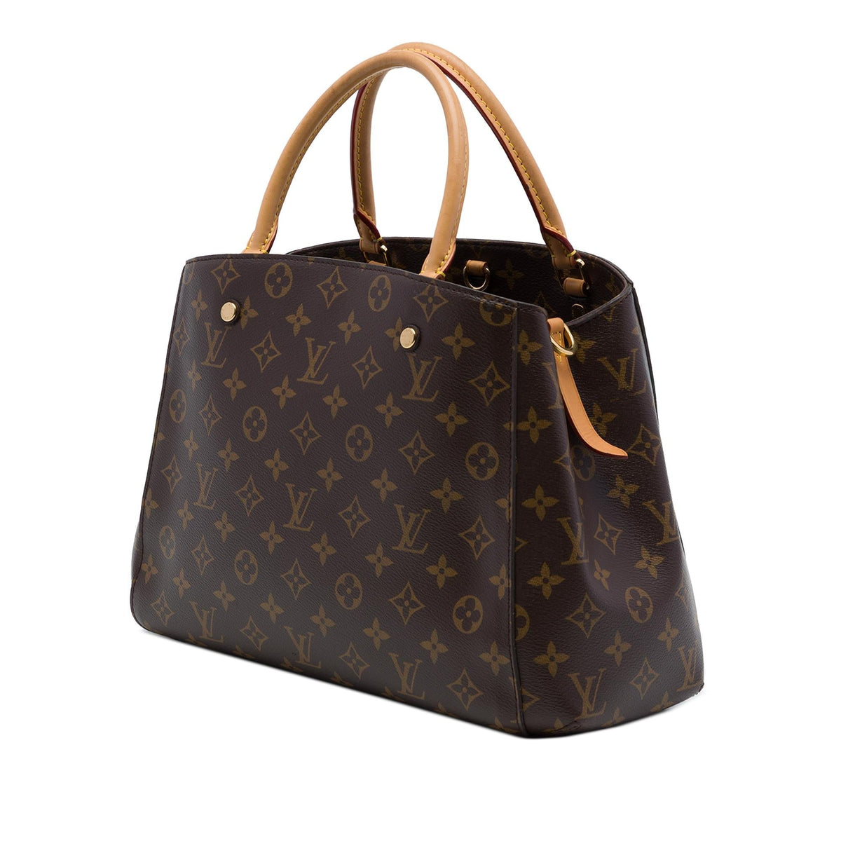 Louis Vuitton Monogram Montaigne MM Satchel - Brown