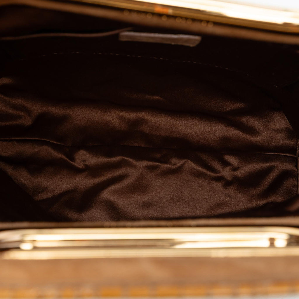 Louis Vuitton Monogram Motard After Dark Clutch - Brown