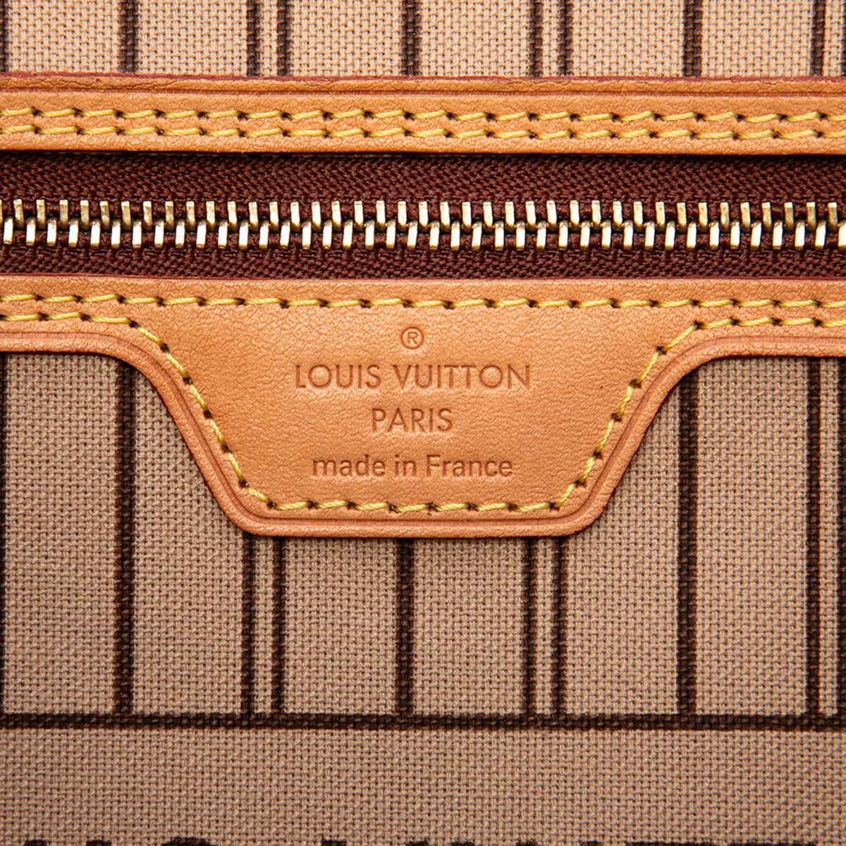 Louis Vuitton Monogram Neverfull MM Tote Bag - Brown