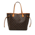 Louis Vuitton Monogram Neverfull MM Tote Bag - Brown