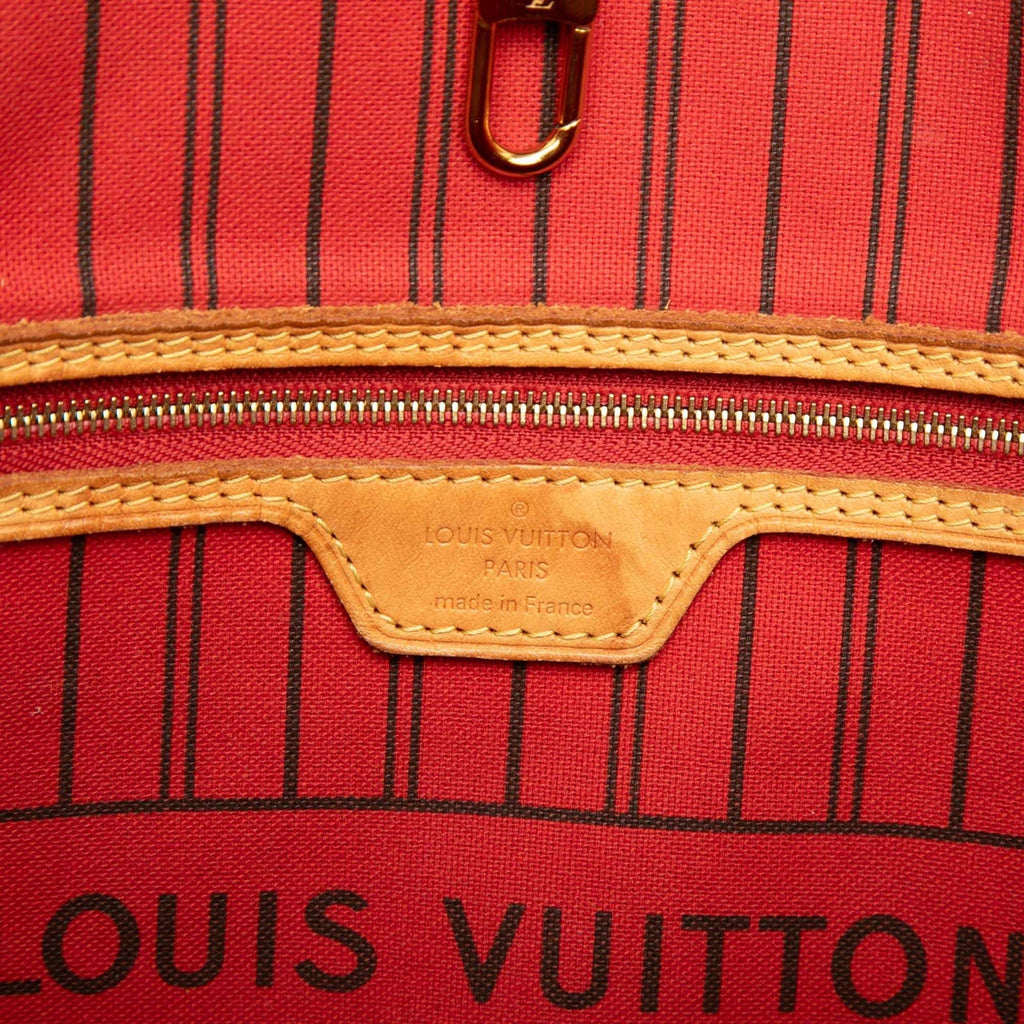 Louis Vuitton Monogram Neverfull MM Tote Bag - Brown