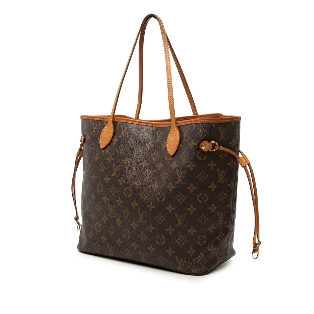 Louis Vuitton Monogram Neverfull MM Tote Bag - Brown