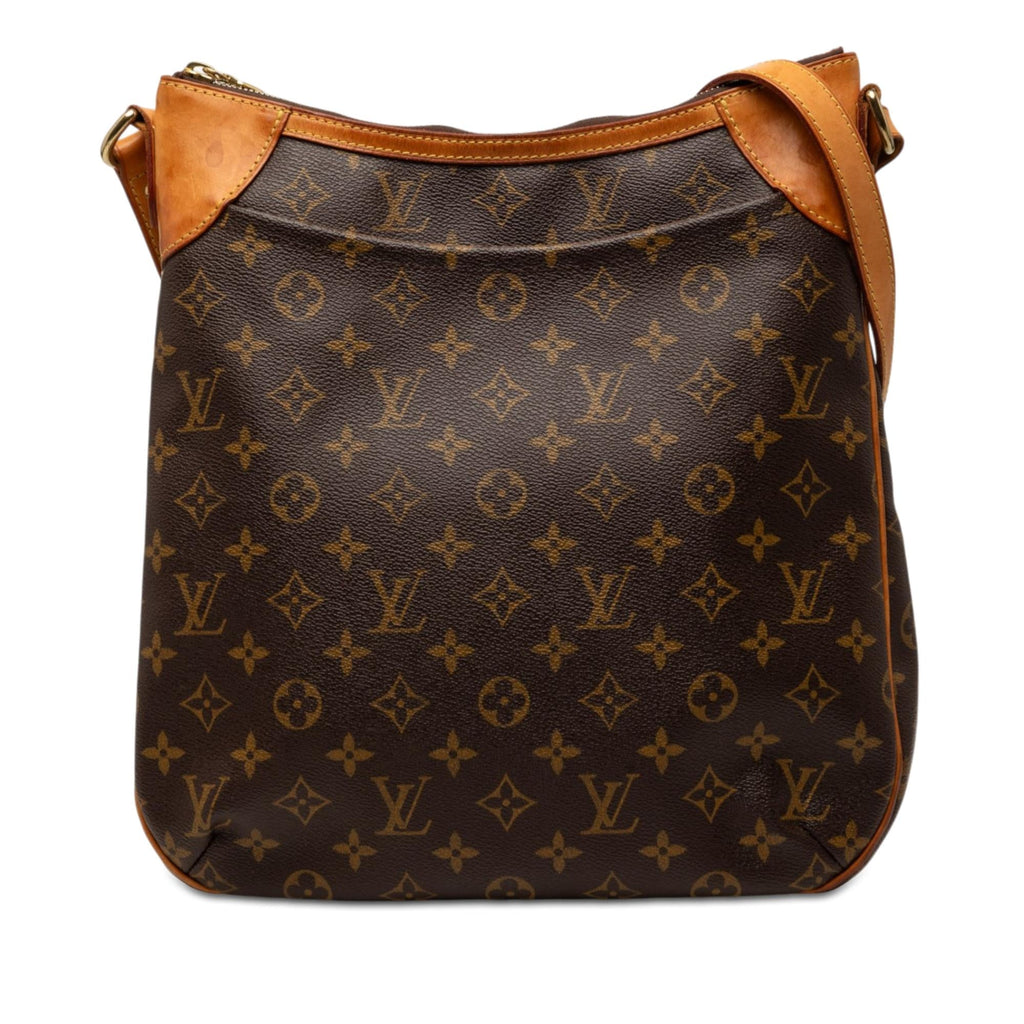 Louis Vuitton Monogram Odeon MM Crossbody Bag - Brown