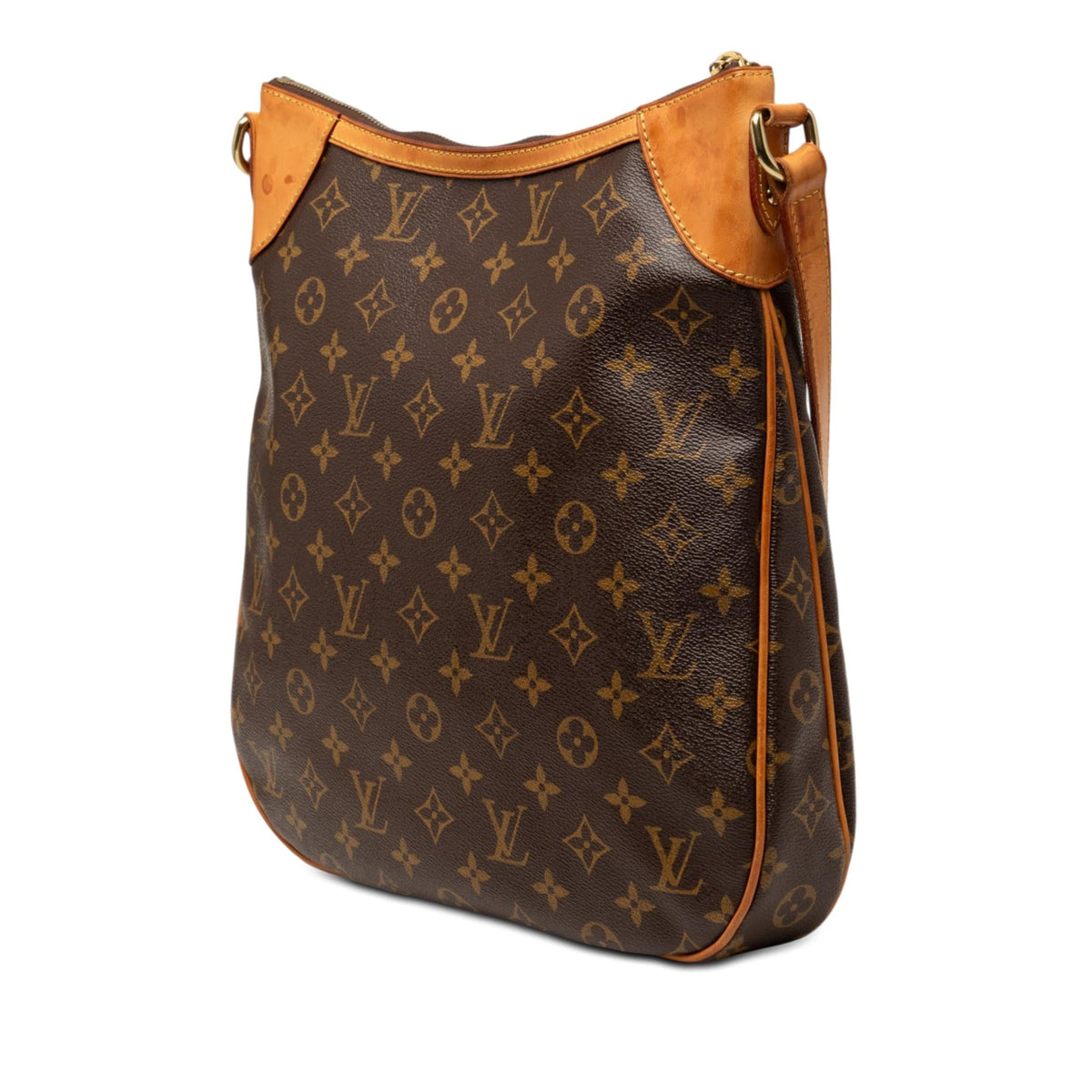 Louis Vuitton Monogram Odeon MM Crossbody Bag - Brown