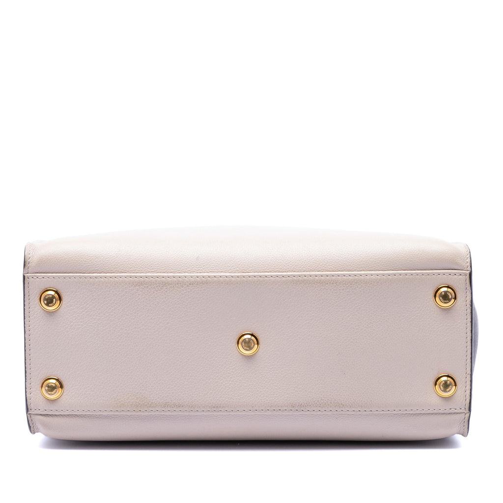 Louis Vuitton Monogram On My Side MM Satchel - Beige