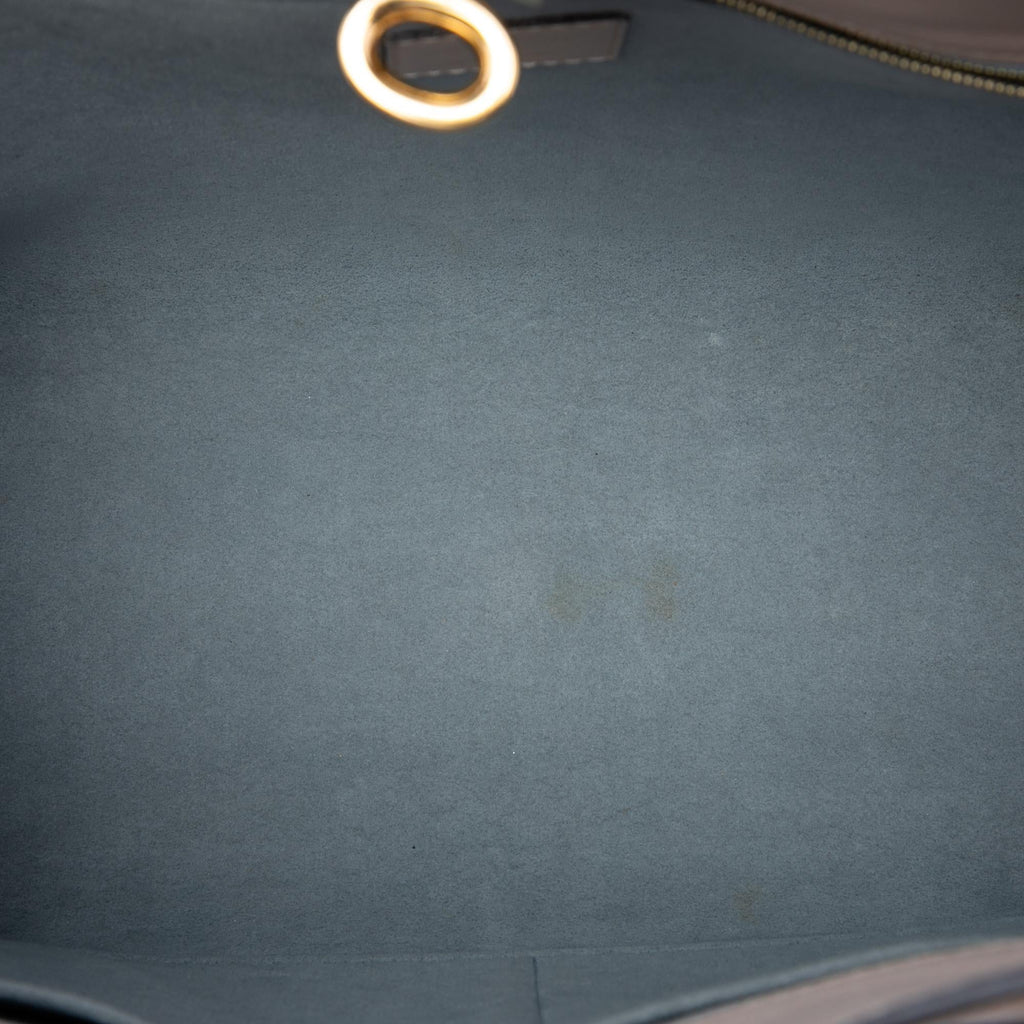Louis Vuitton Monogram On My Side MM Satchel - Beige