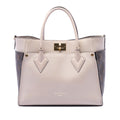 Louis Vuitton Monogram On My Side MM Satchel - Beige