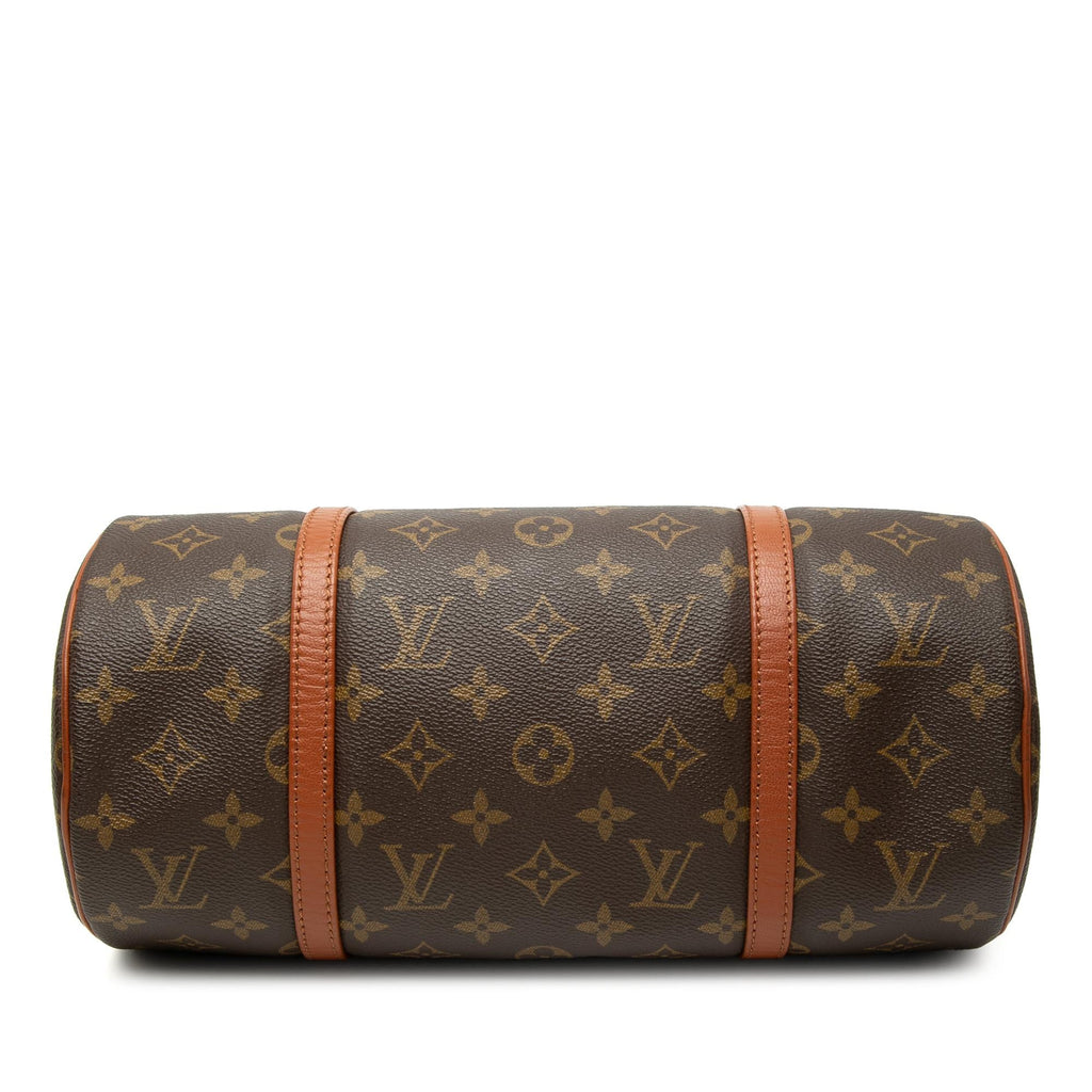 Louis Vuitton Monogram Papillon 30 Satchel - Brown