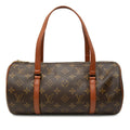 Louis Vuitton Monogram Papillon 30 Satchel - Brown