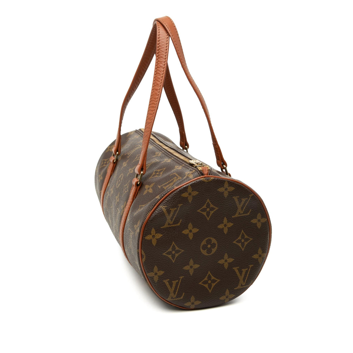 Louis Vuitton Monogram Papillon 30 Satchel - Brown