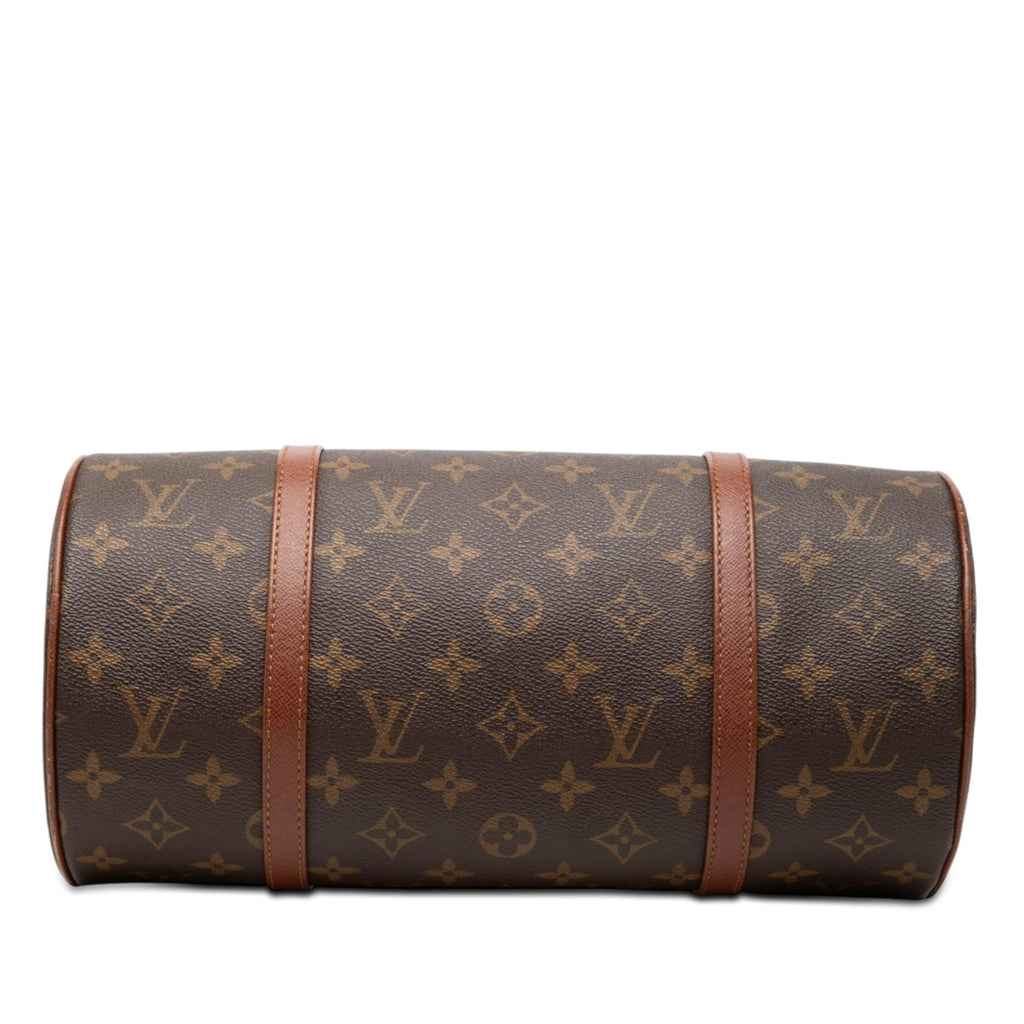 Louis Vuitton Monogram Papillon 30 Satchel - Brown