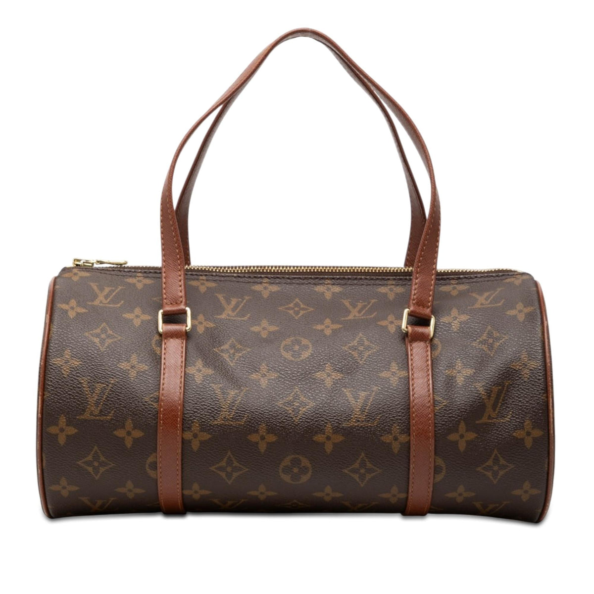 Louis Vuitton Monogram Papillon 30 Satchel - Brown