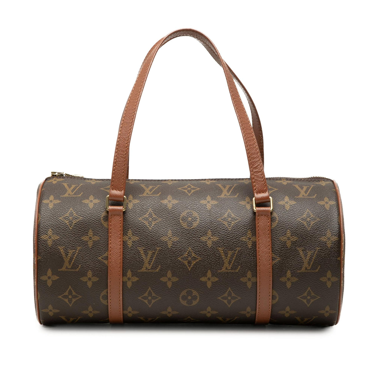 Louis Vuitton Monogram Papillon 30 Satchel - Brown