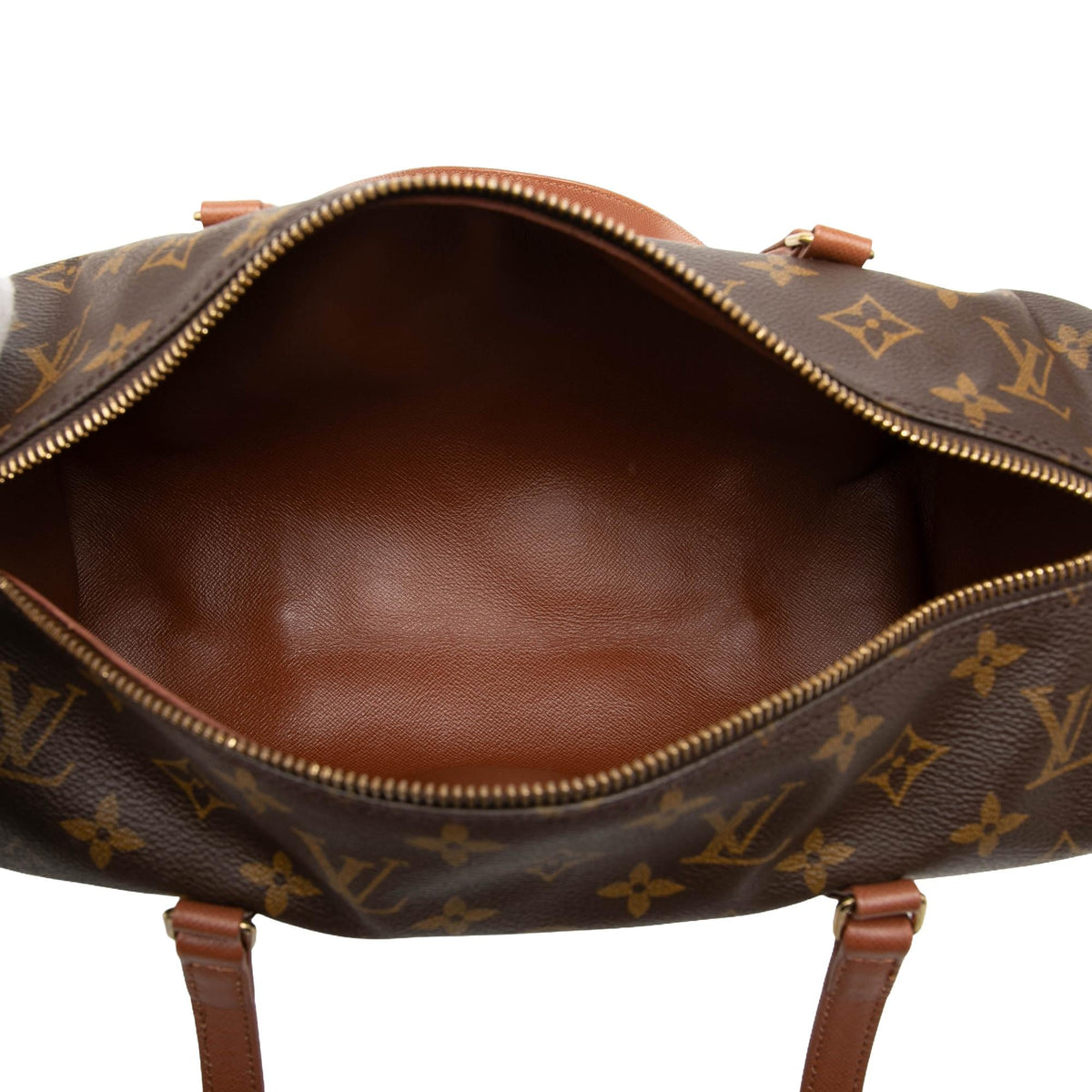 Louis Vuitton Monogram Papillon 30 Satchel - Brown