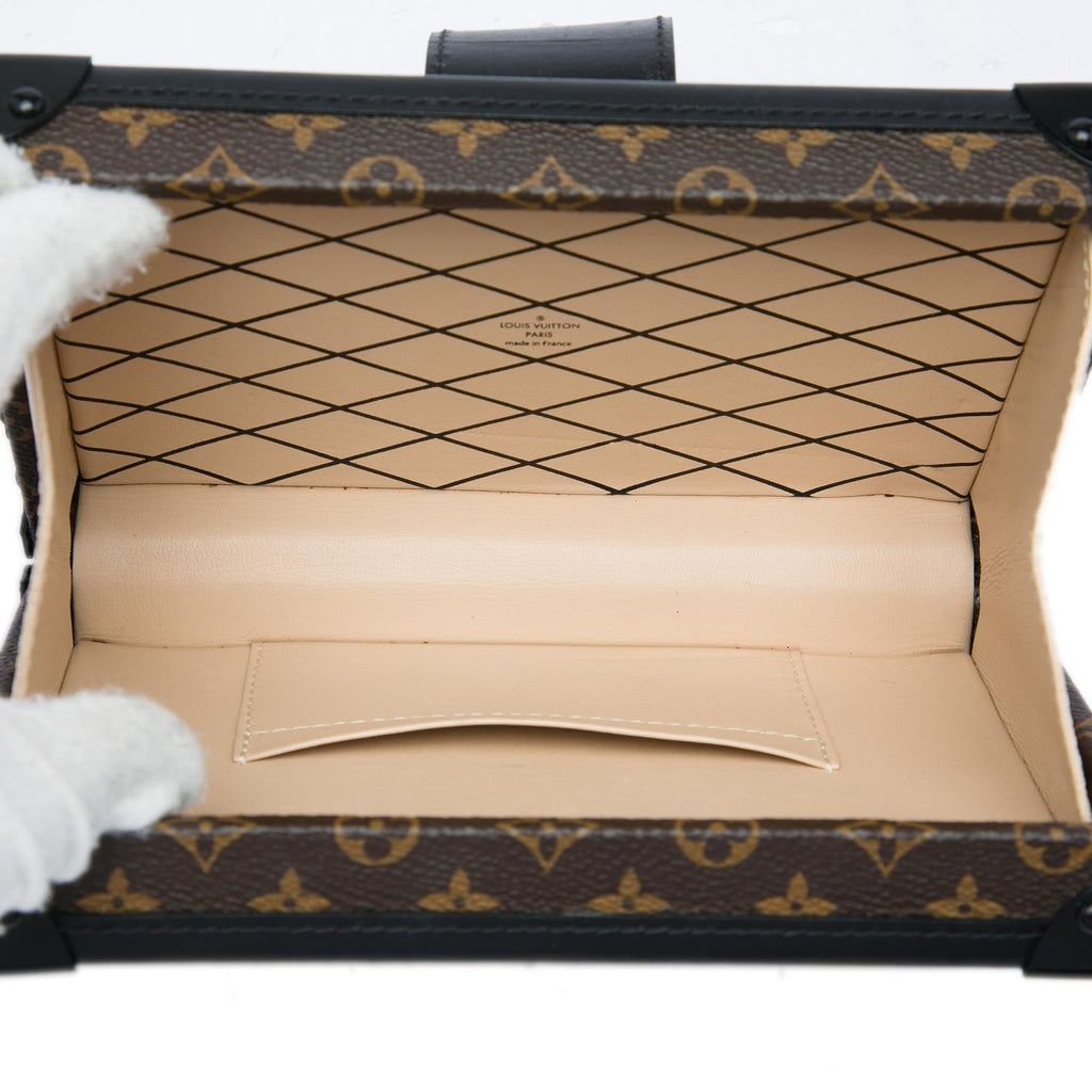 Louis Vuitton Monogram Petite Malle Crossbody Bag - Black/Brown