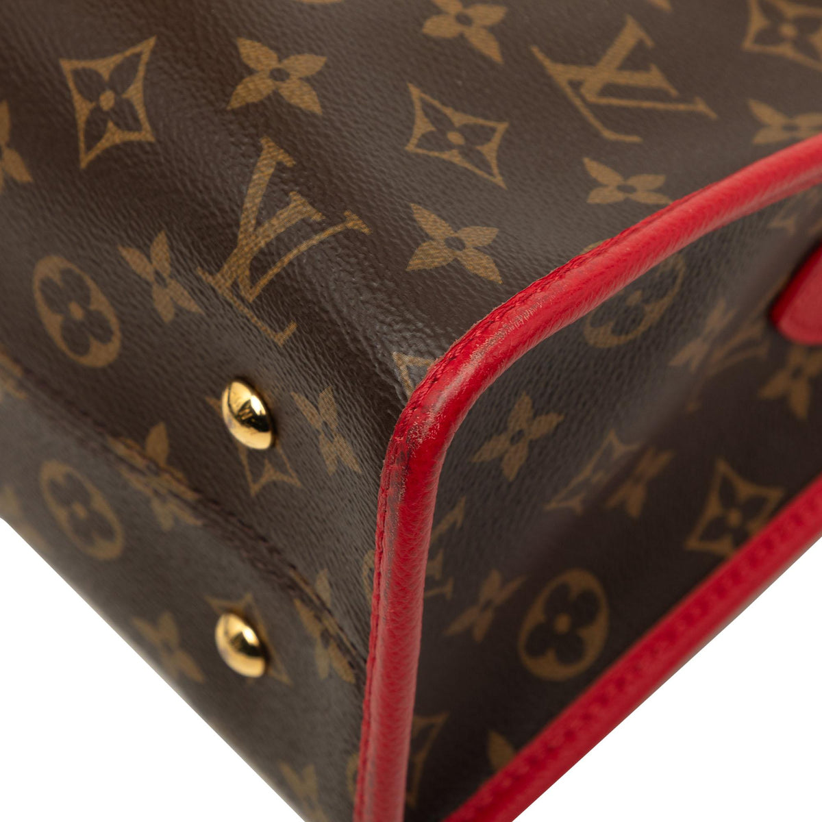 Louis Vuitton Monogram Popincourt PM Satchel - Brown/Red