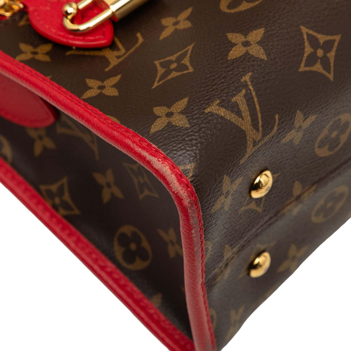 Louis Vuitton Monogram Popincourt PM Satchel - Brown/Red