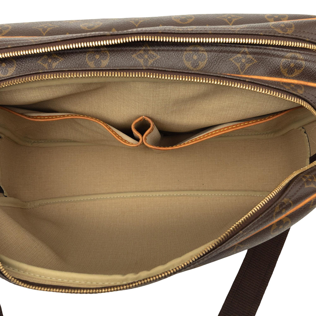Louis Vuitton Monogram Reporter GM Crossbody Bag - Brown
