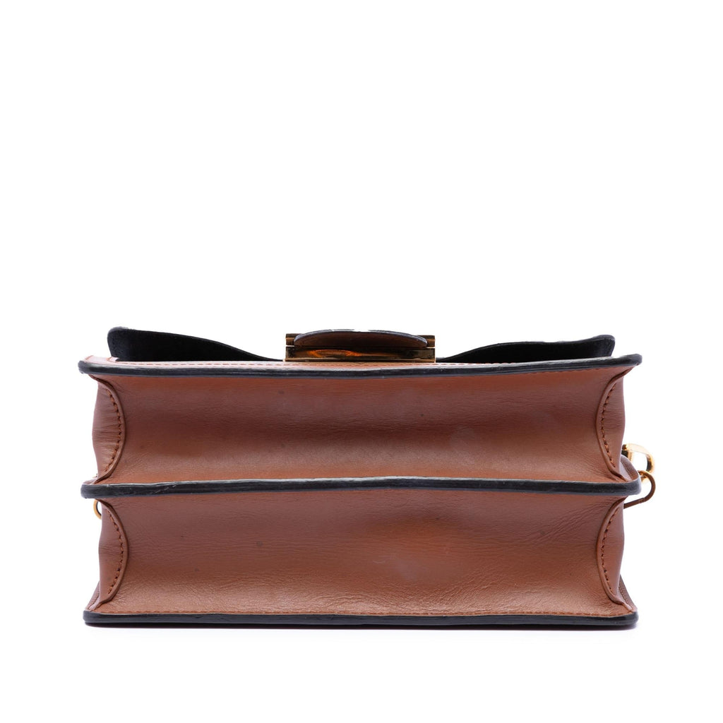 Louis Vuitton Monogram Reverse Dauphine MM Satchel - Brown
