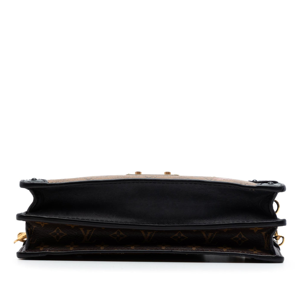 Louis Vuitton Monogram Reverse Trunk Clutch - Brown